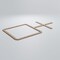 Ekena Millwork Large Burnett Decorative Fretwork Wood Wall Panels, Birch, 43 7/8"W x 23 3/8"H x 3/8"T WALW24X24X0375BURBI - alternate 6
